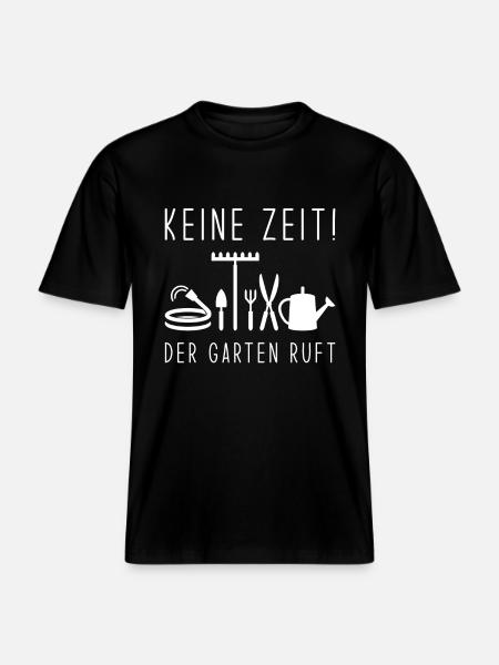 Garten Ruft - RELAXED FIT Unisex Organic T-Shirt - Schwarz