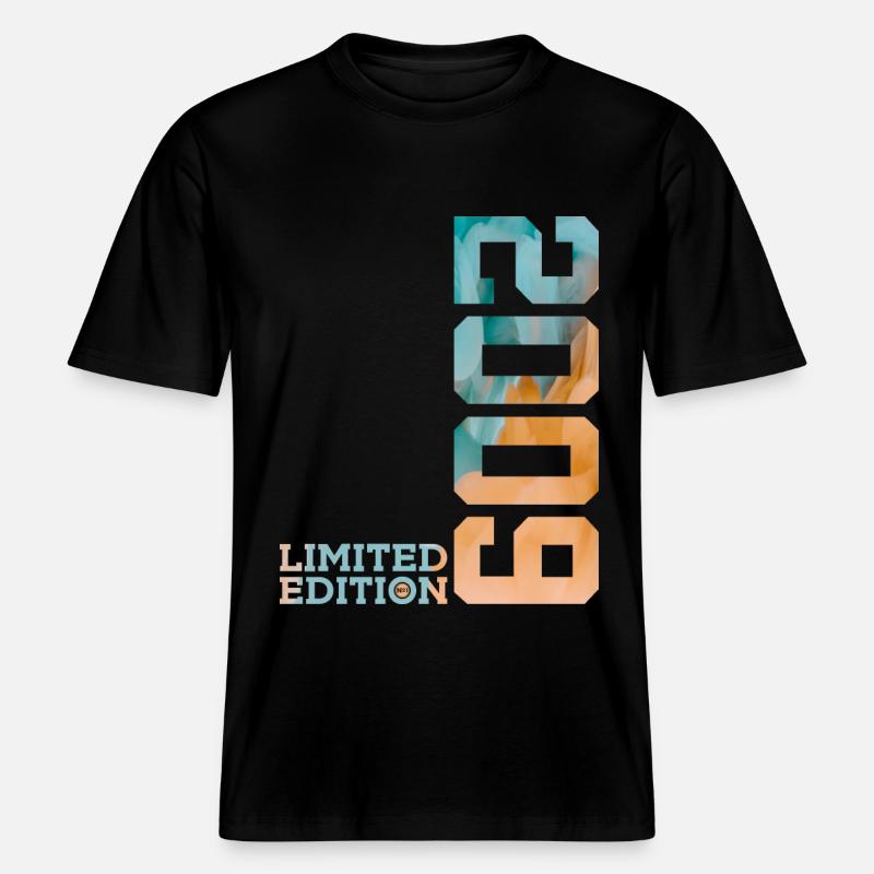 17E ANNIVERSAIRE ÉDITION LIMITÉE 2009 - T-shirt unisexe RELAXED FIT en coton bio - noir