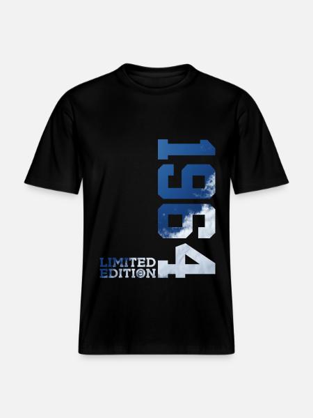 LIMITED EDITION 1964 62ND BIRTHDAY -  RELAXED FIT Unisex Organic T-Shirt - black