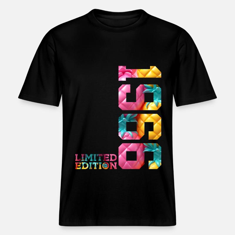 60E ANNIVERSAIRE ÉDITION LIMITÉE 1966 -  T-shirt unisexe RELAXED FIT en coton bio - noir