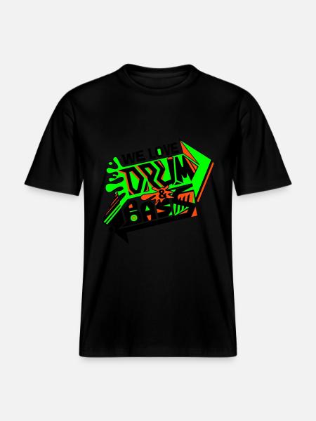 W3L0v3DNBv2(balck) - RELAXED FIT Unisex Organic T-Shirt - Schwarz
