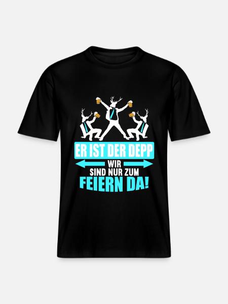 Junggesellenabschied Poltern Polterabend JGA - RELAXED FIT Unisex Organic T-Shirt - Schwarz