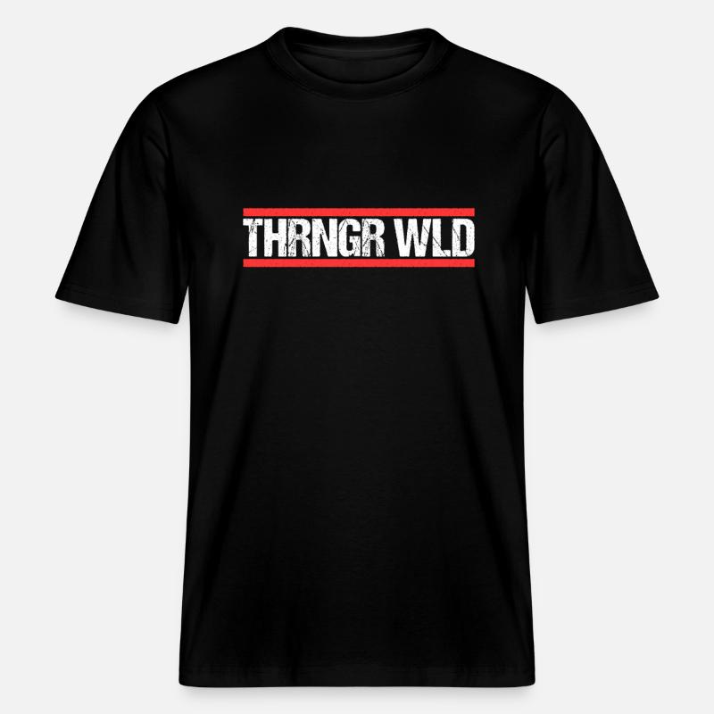 Thüringer Wald -  RELAXED FIT Unisex Organic T-Shirt - Schwarz