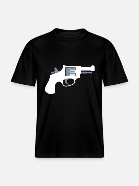 Revolver - RELAXED FIT Unisex Organic T-Shirt - Schwarz