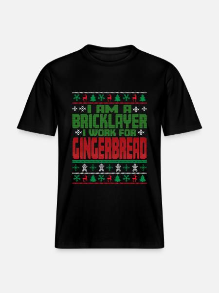 Mason Christmas Saying -  RELAXED FIT Unisex Organic T-Shirt - black