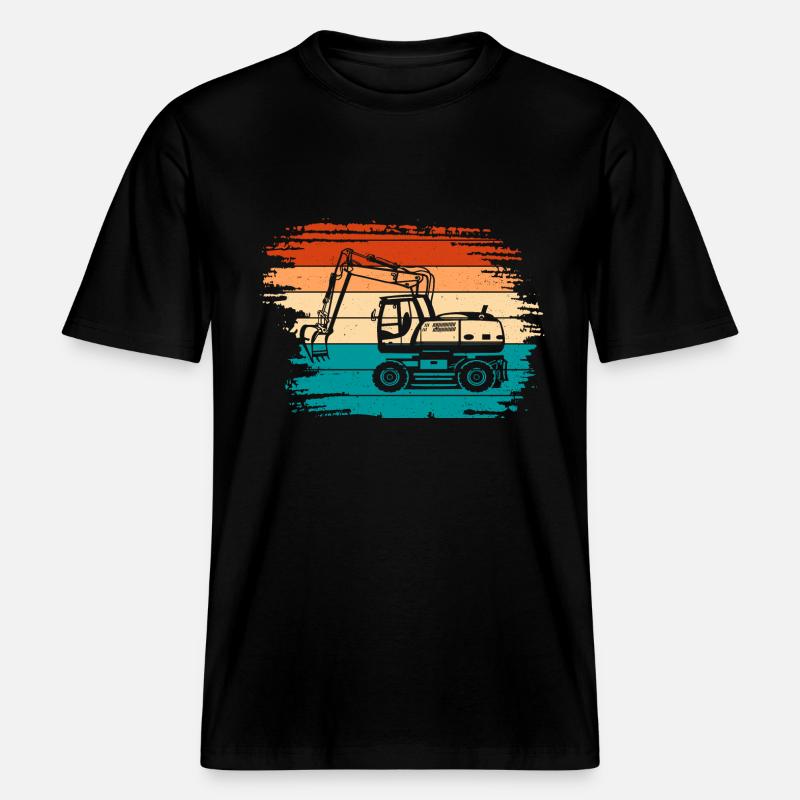 Bagger -  RELAXED FIT Unisex Organic T-Shirt - Schwarz
