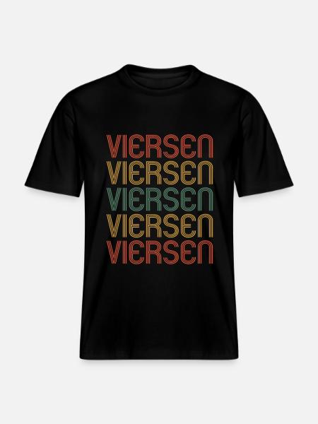 Viersenerin Viersener Viersen - RELAXED FIT Unisex Organic T-Shirt - black