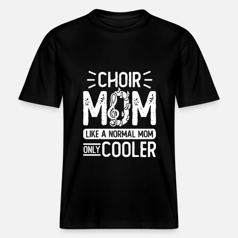 Coolste Mama Kirchenchor Design -  RELAXED FIT Unisex Organic T-Shirt - Schwarz