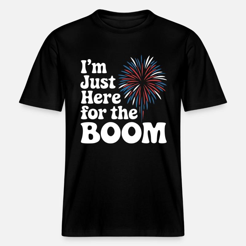 Pyrotechnics Fireworks Pyrotechnics -  RELAXED FIT Unisex Organic T-Shirt - black