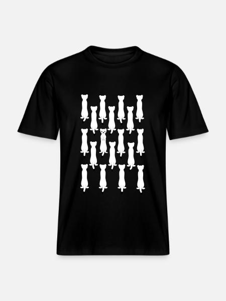 Ermine - RELAXED FIT Unisex Organic T-Shirt - black