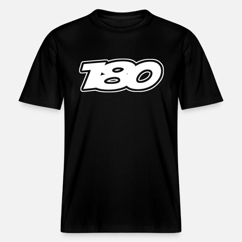 One Hundred And Eighty -  RELAXED FIT Unisex Organic T-Shirt - Schwarz