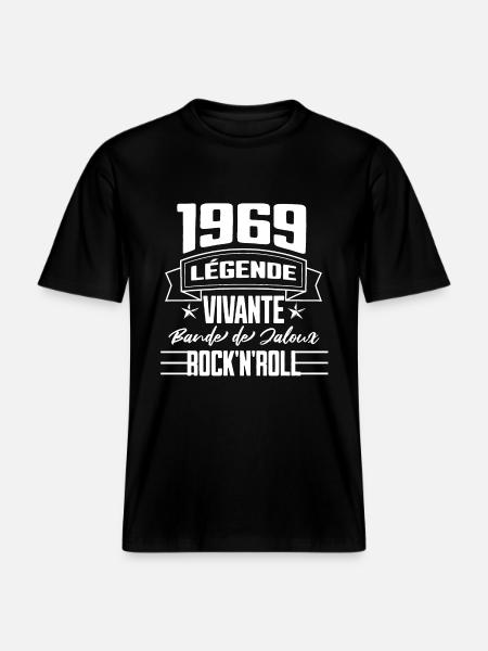 1969 Living Legend, Rock'n'Roll BLC - RELAXED FIT Unisex Organic T-Shirt - black