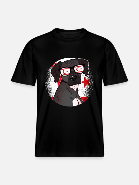 Chypre du Nord -  T-shirt unisexe RELAXED FIT en coton bio - noir