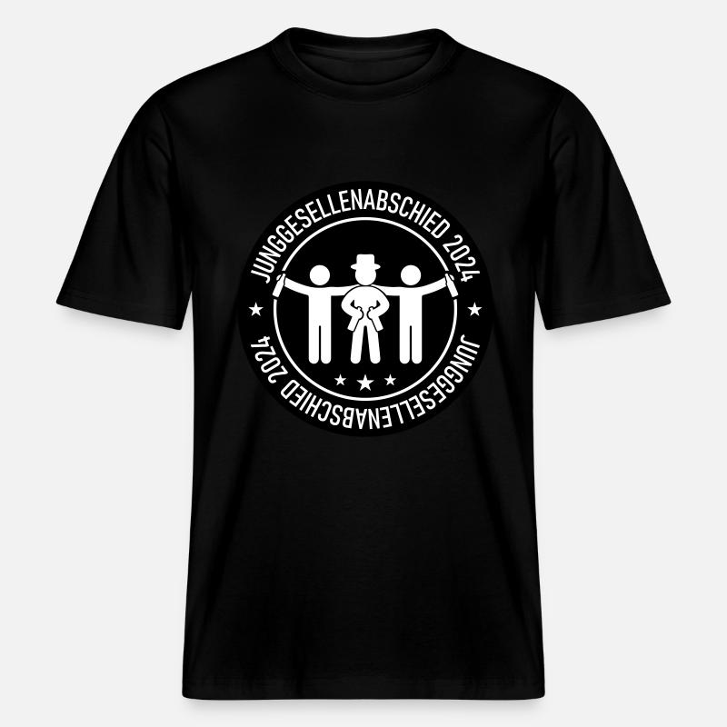 Junggesellenabschied 2024 -  RELAXED FIT Unisex Organic T-Shirt - Schwarz