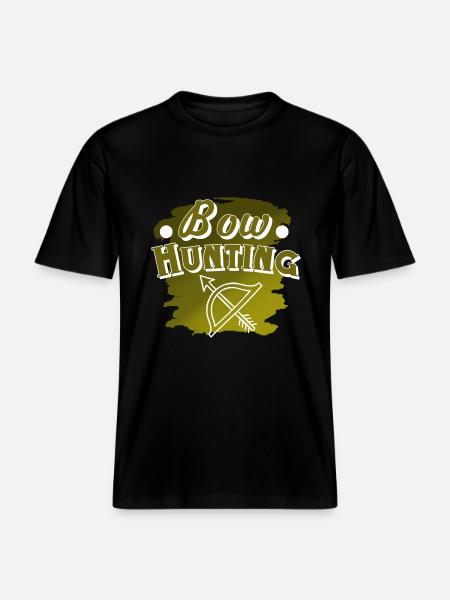 Bow Hunting - RELAXED FIT Unisex Organic T-Shirt - black