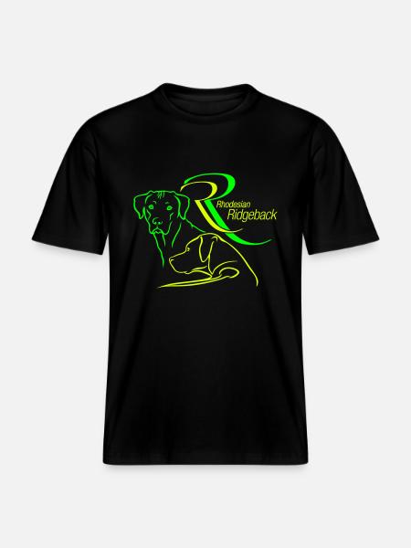 Rhodesian Ridgeback RR - RELAXED FIT Unisex Organic T-Shirt - Schwarz