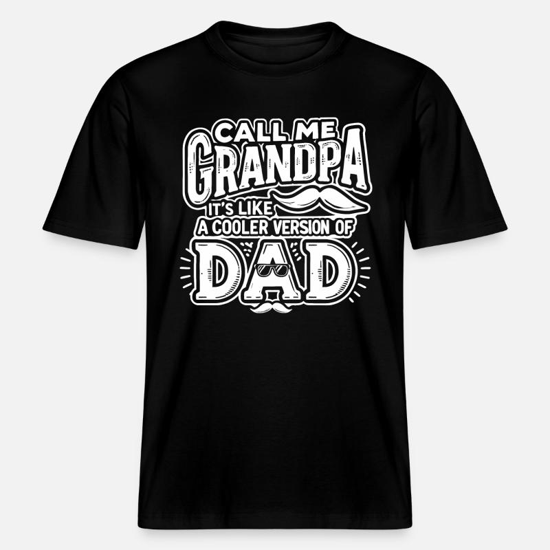 Glacière Papi -  T-shirt unisexe RELAXED FIT en coton bio - noir