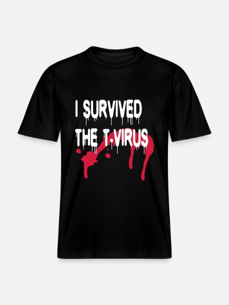 T-Virus -  RELAXED FIT Unisex Organic T-Shirt - Schwarz