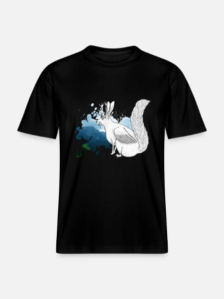 wolperdinger in de berg - RELAXED FIT Unisex Organic T-Shirt - Schwarz