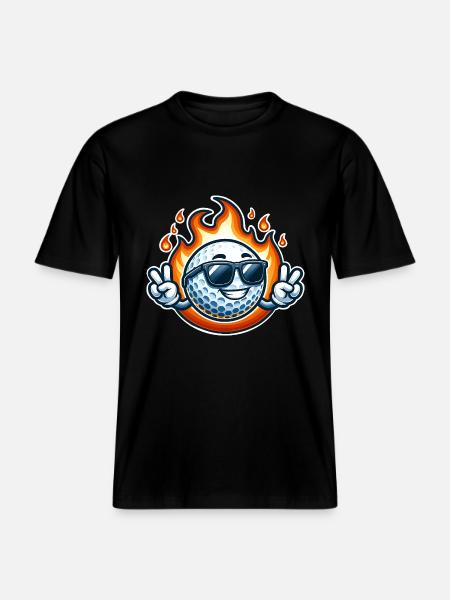 Gulf - RELAXED FIT Unisex Organic T-Shirt - black