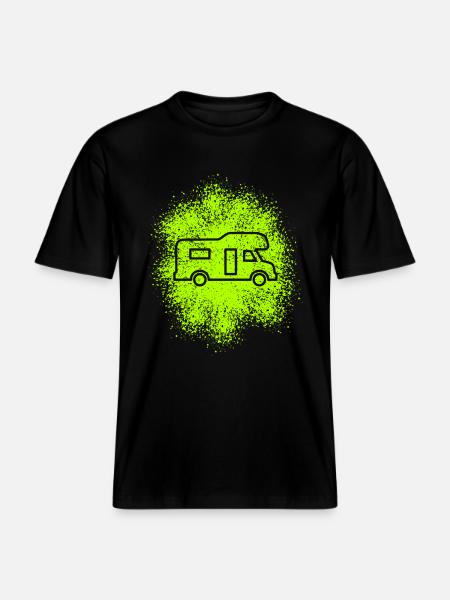 Alcove motorhome - RELAXED FIT Unisex Organic T-Shirt - black