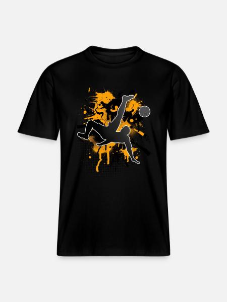 Soccer Soccer Players - RELAXED FIT Unisex Organic T-Shirt - black