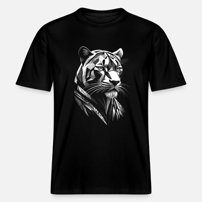 Moderner - Panther -  RELAXED FIT Unisex Organic T-Shirt - Schwarz