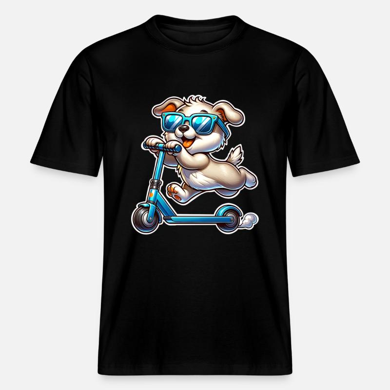 Kick Scooters E-Scooters E-Scooters -  RELAXED FIT Unisex Organic T-Shirt - black