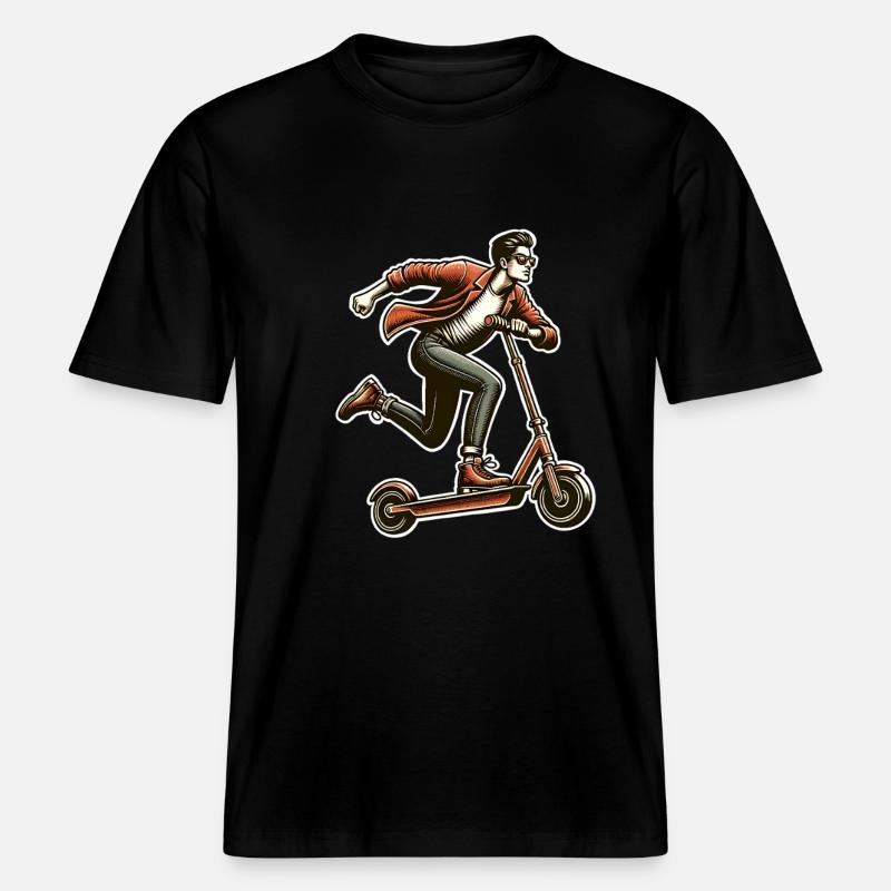 Kick Scooters E-Scooters E-Scooters -  RELAXED FIT Unisex Organic T-Shirt - black