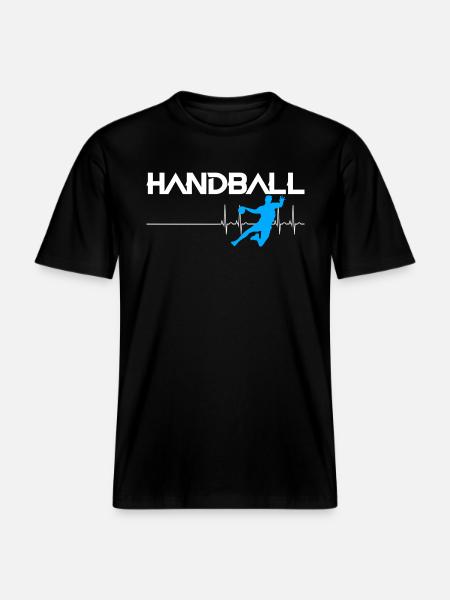 Handball -  RELAXED FIT Unisex Organic T-Shirt - black