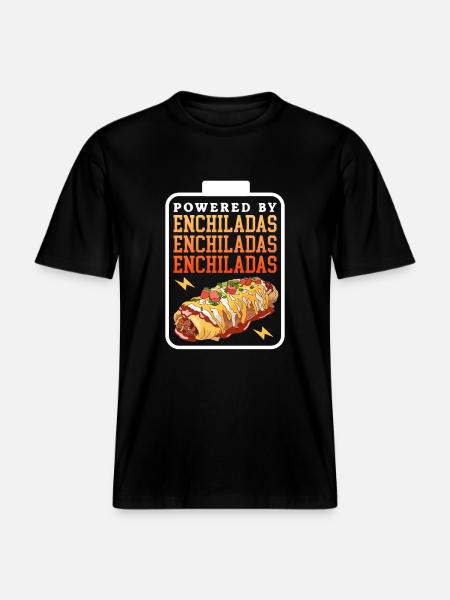 Enchilada Mexican Enchiladas Gift - RELAXED FIT Unisex Organic T-Shirt - black
