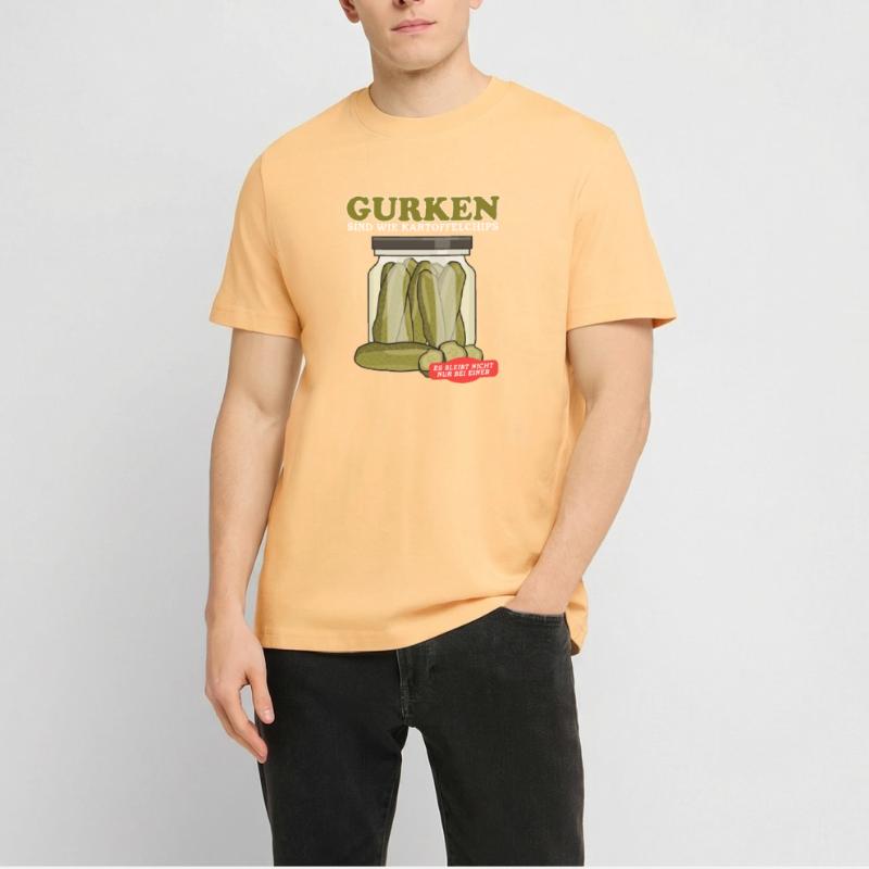 Cornichon de concombre Pickle Kukumer Cadeau de concombre  T-shirt unisexe RELAXED FIT en coton bio