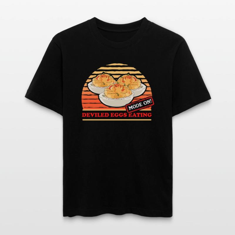 Deviled Eggs Gefüllte Eier Geschenk  RELAXED FIT Unisex Organic T-Shirt