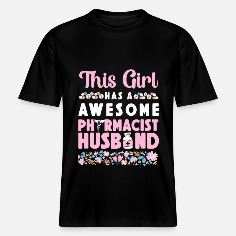 Pharmacy Tech Technician - RELAXED FIT Unisex Organic T-Shirt - Schwarz