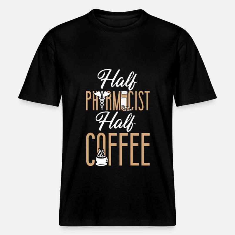 Pharmacy Tech Technician - RELAXED FIT Unisex Organic T-Shirt - black