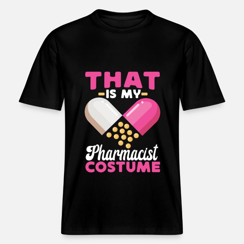 Pharmacy Tech Technician -  RELAXED FIT Unisex Organic T-Shirt - black
