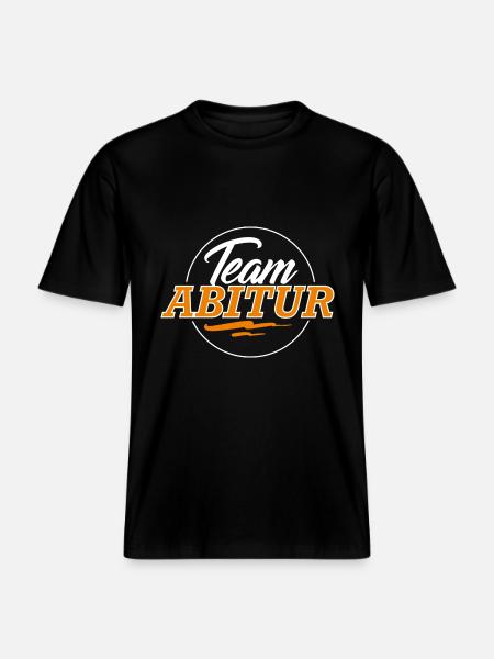 Team Abitur - RELAXED FIT Unisex Organic T-Shirt - Schwarz