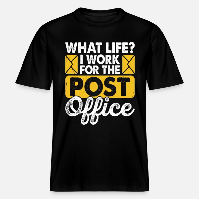 Briefträger Postbote -  RELAXED FIT Unisex Organic T-Shirt - Schwarz