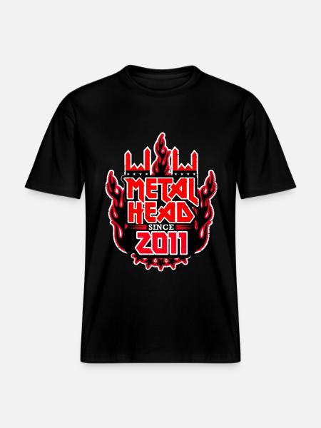 METALHEAD since 2011 -  RELAXED FIT Unisex Organic T-Shirt - black