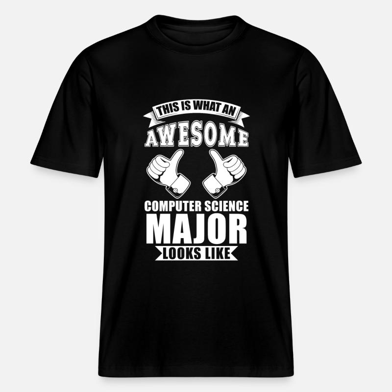 Computer Science Degree -  RELAXED FIT Unisex Organic T-Shirt - black