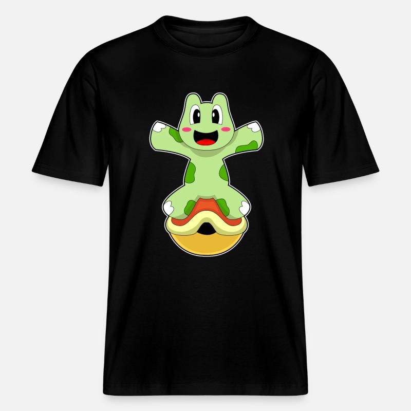 Shellless turtle -  RELAXED FIT Unisex Organic T-Shirt - black
