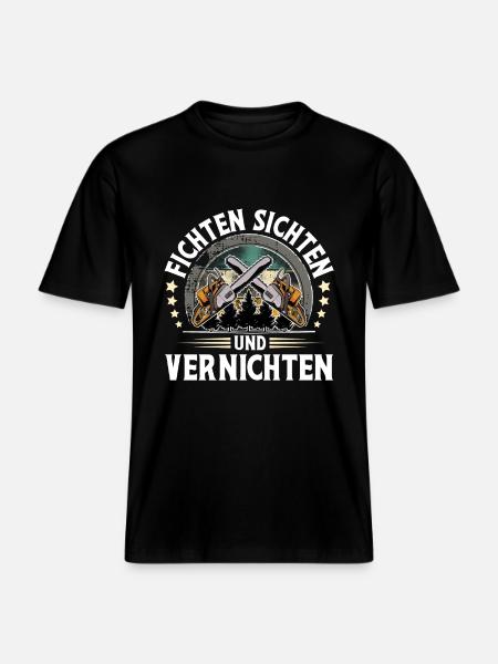 Holzfäller -  RELAXED FIT Unisex Organic T-Shirt - Schwarz