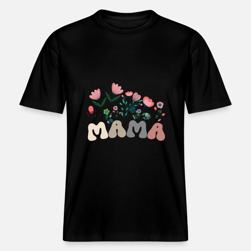 Die beste Mutter der Welt -  RELAXED FIT Unisex Organic T-Shirt - Schwarz