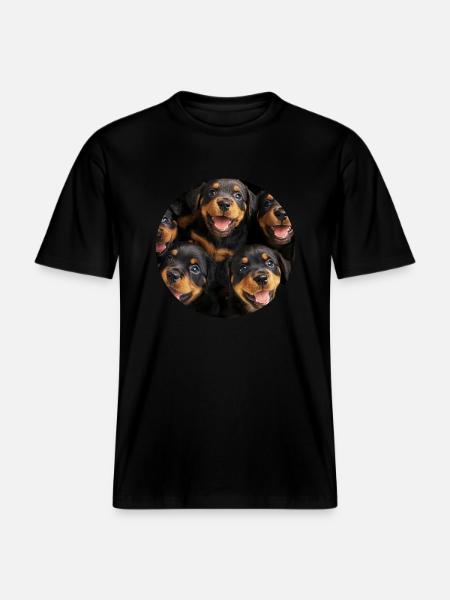 Rottweiler - RELAXED FIT Unisex Organic T-Shirt - Schwarz