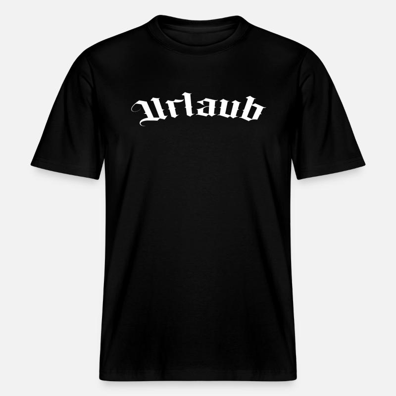 Guide touristique de vacances destination tout compris -  T-shirt unisexe RELAXED FIT en coton bio - noir