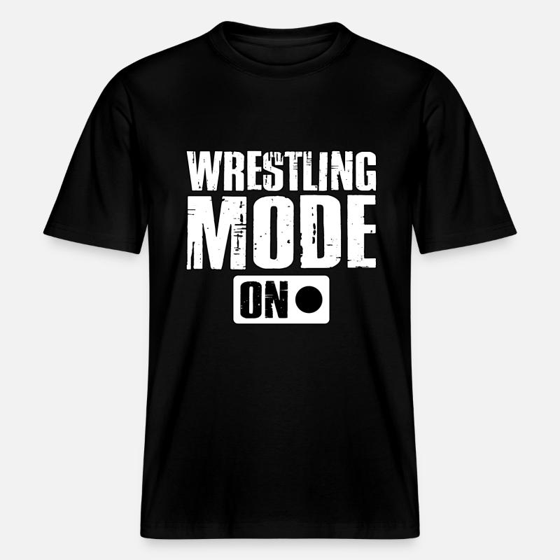 Mode Lutte activé -  T-shirt unisexe RELAXED FIT en coton bio - noir