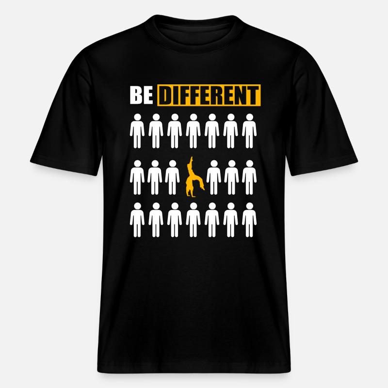 Sei anders Capoeira -  RELAXED FIT Unisex Organic T-Shirt - Schwarz