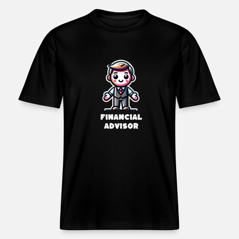 Finanzberater Beruf Beruf Beruf Beruf -  RELAXED FIT Unisex Organic T-Shirt - Schwarz