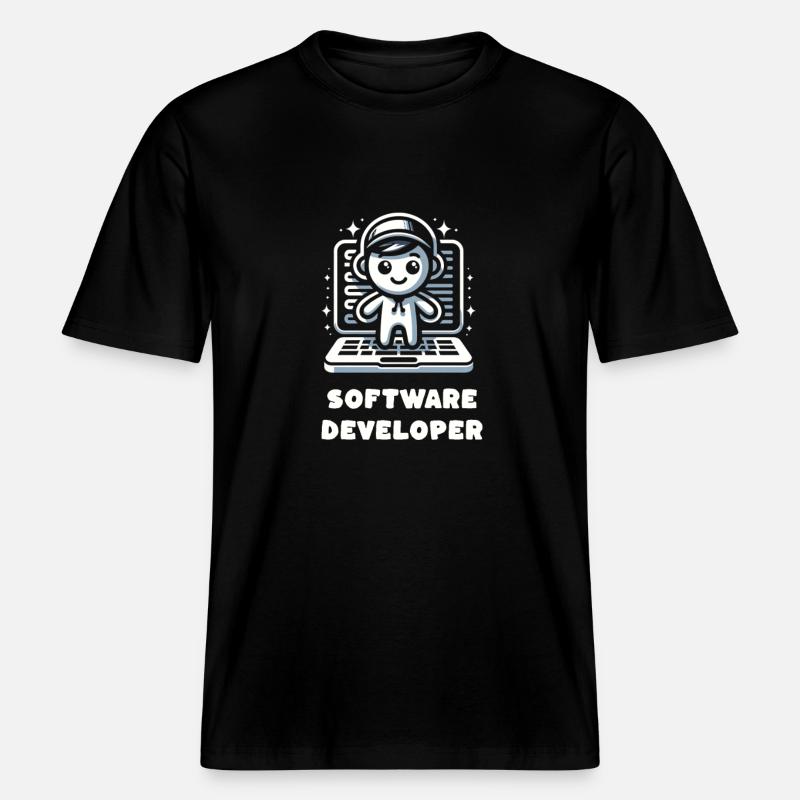 Beruf Softwareentwickler Beruf Beruf Beruf - RELAXED FIT Unisex Organic T-Shirt - Schwarz