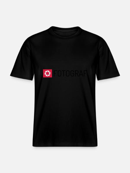 Fotograf - RELAXED FIT Unisex Organic T-Shirt - Schwarz